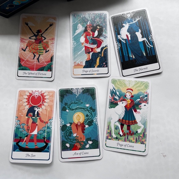 Tarot of the Divine A Deck and Guidebook Inspired by Fairy Tales Folklore 78 Pc - Picture 5 of 7